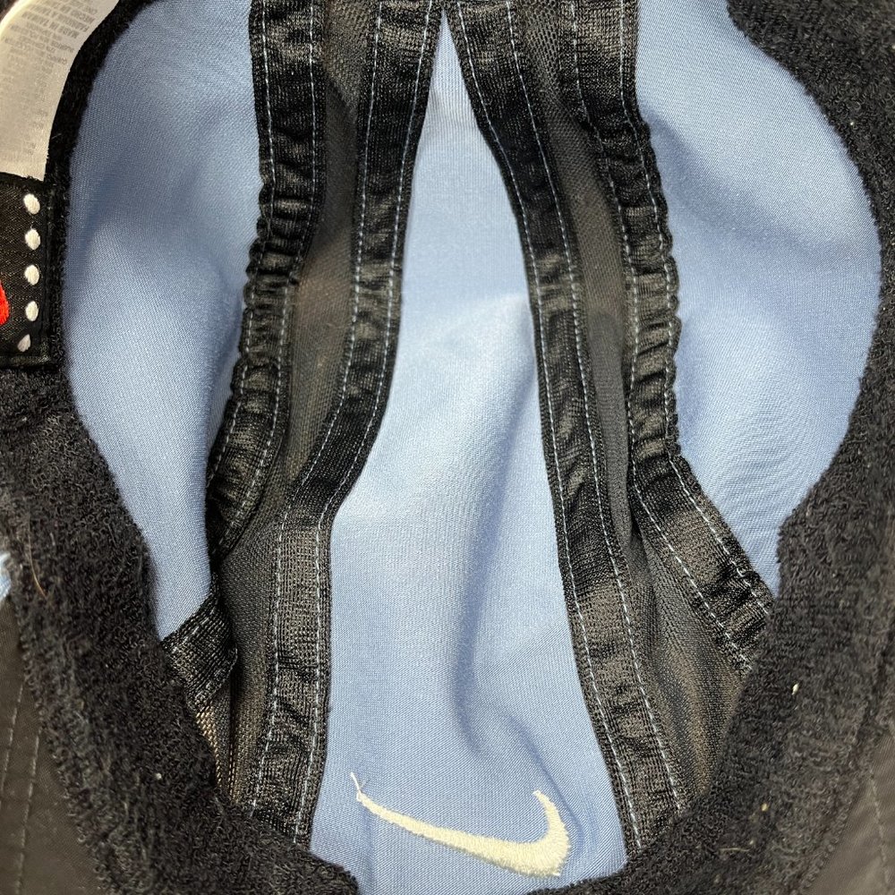 Nike Running Cap Hat Blue Adjustable Strapback One Size Swoosh Just Do It - Picture 7 of 10